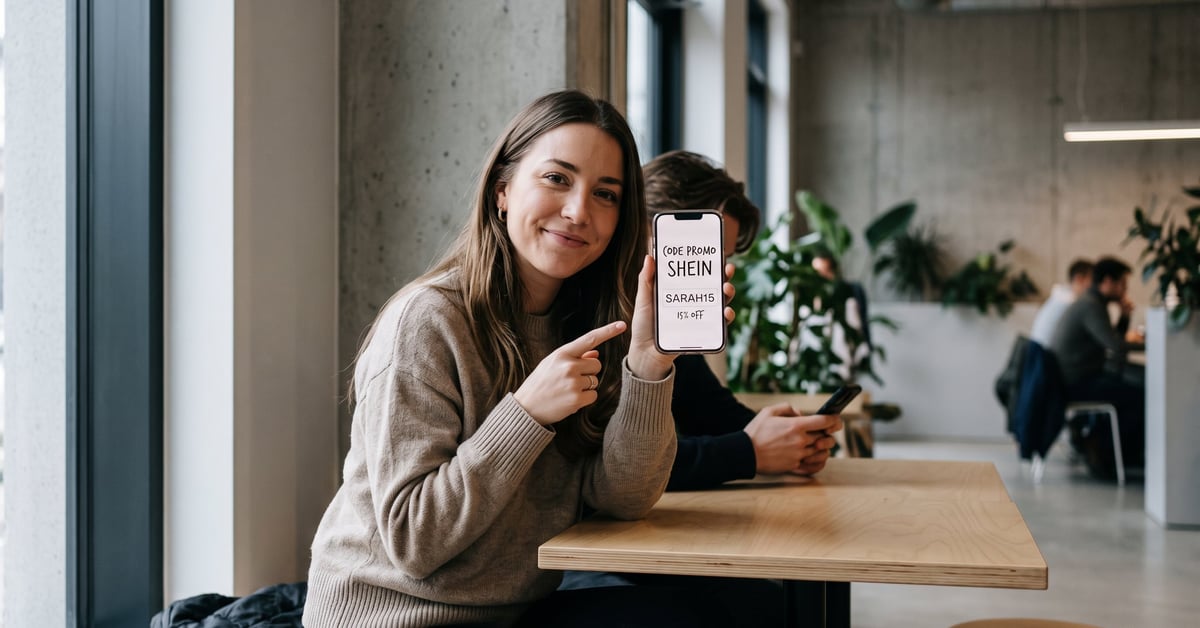 Code promo Shein influenceur : une influenceuse partage ses bons plans mode sur les réseaux sociaux