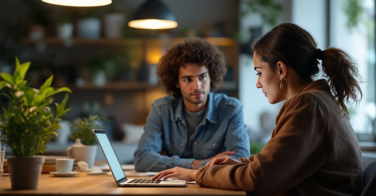 Tendance digitale : écran lumineux affichant des données marketing et graphiques web en temps réel