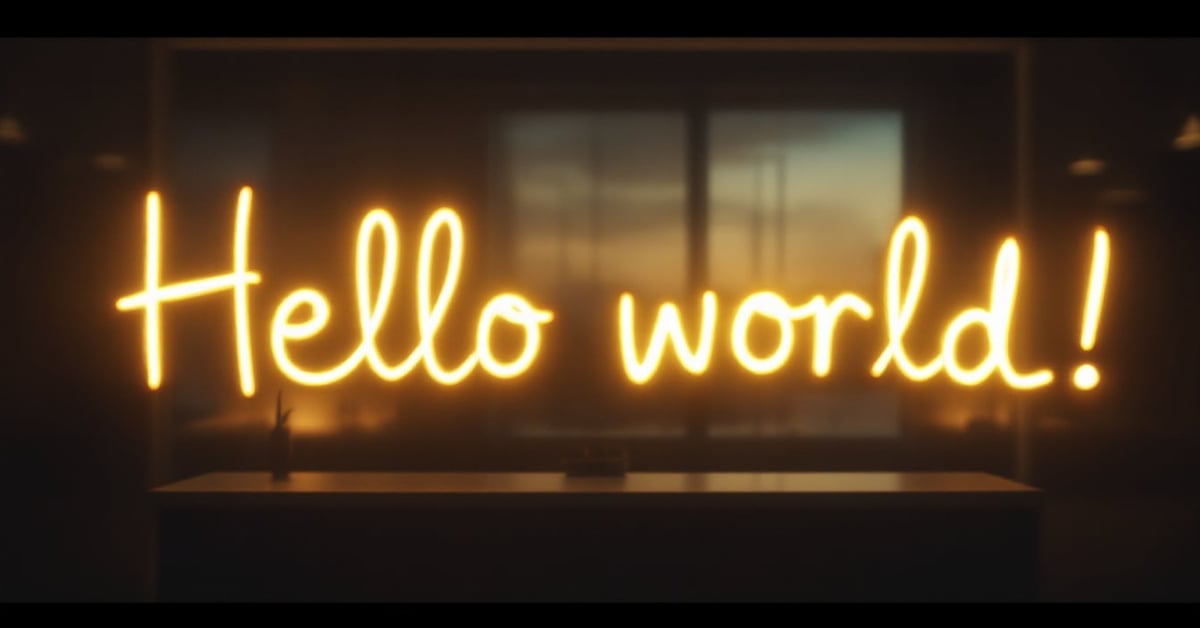 Démystifier le message Hello world! - Hello world!